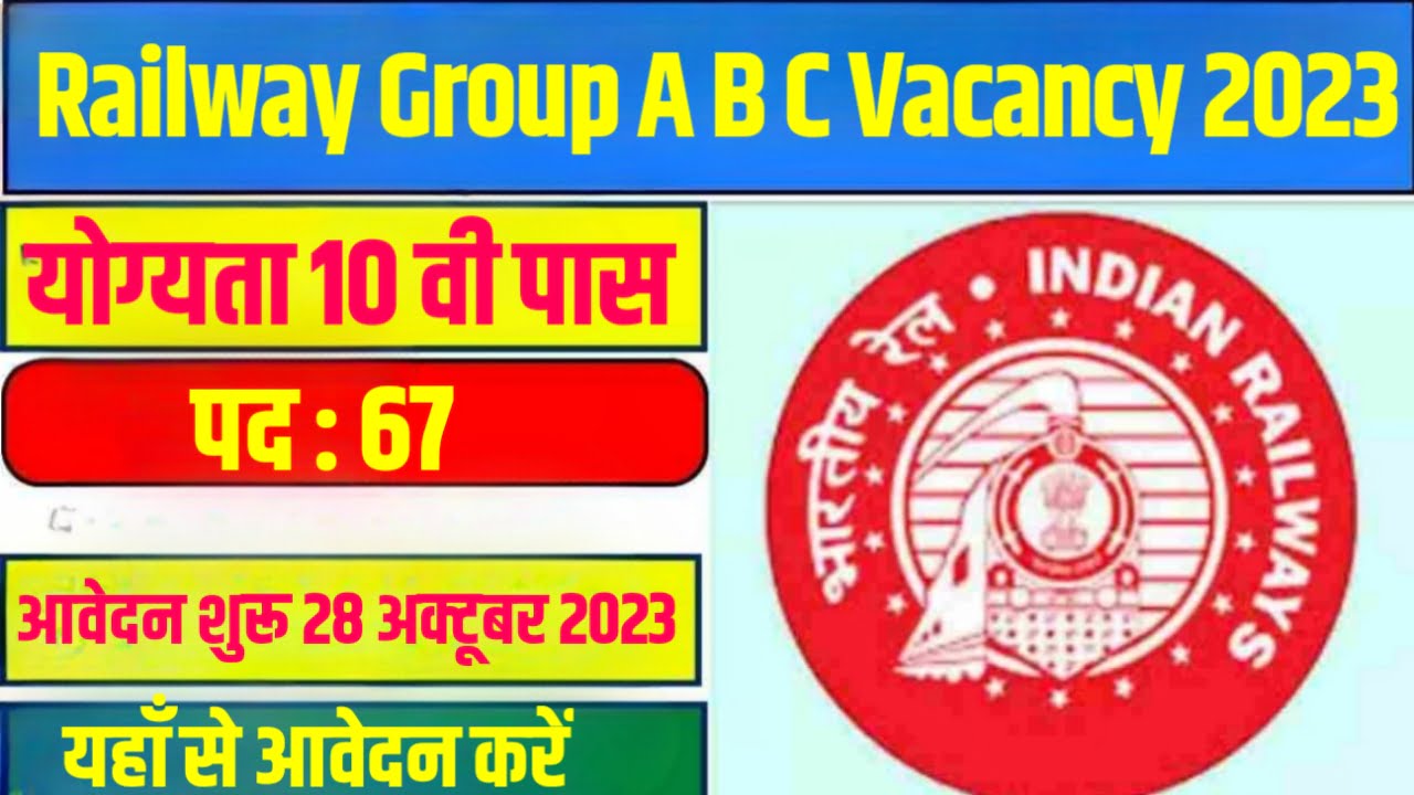 Railway Group A B C Vacancy